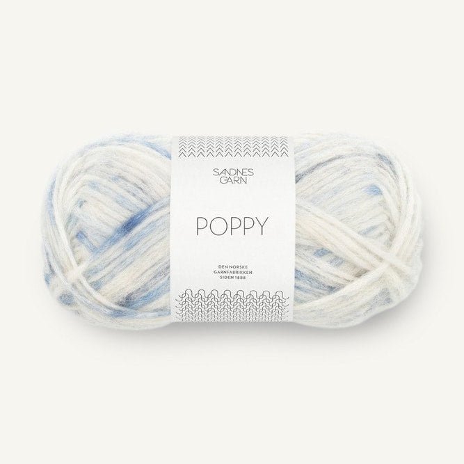 Sandnes Garn - Poppy - 5 x 50g Blue Shades 1050 - Clearance Bundle