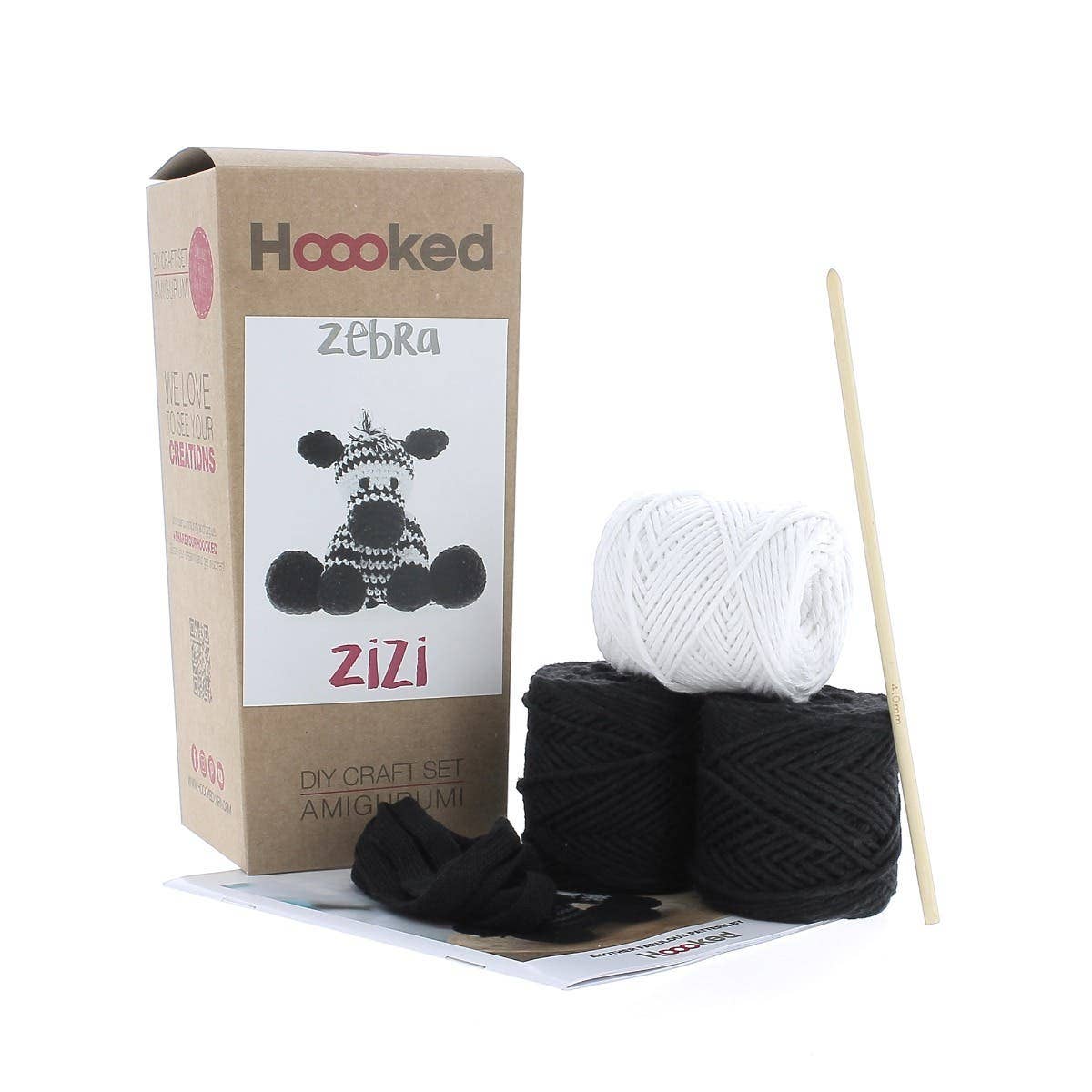 Hoooked - Zizi the Zebra - Crochet Kit