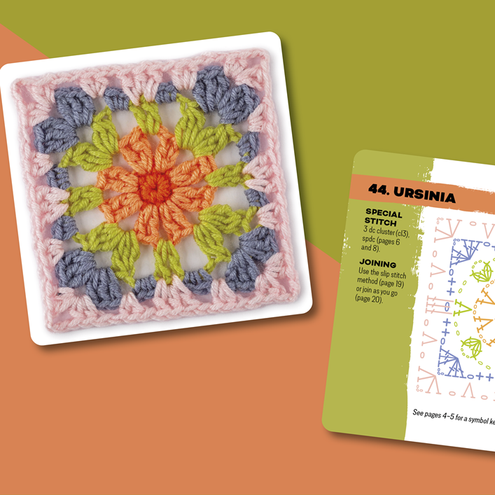 The Granny Square Flowers Card Deck