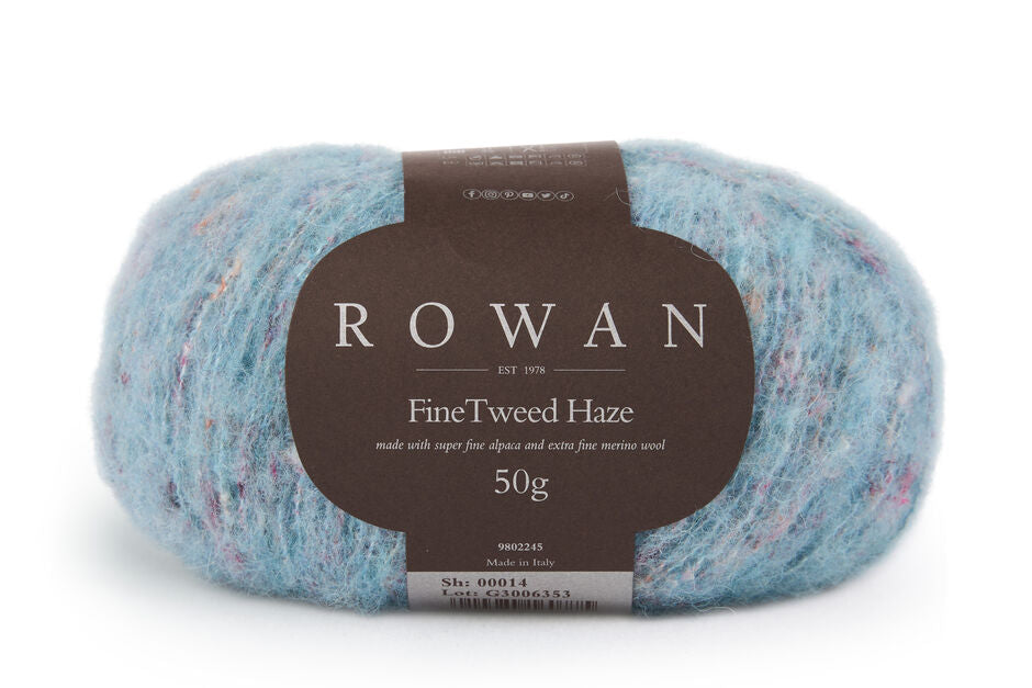 Cloud Blouse - Knitting Kit (Rowan Fine Tweed Haze)