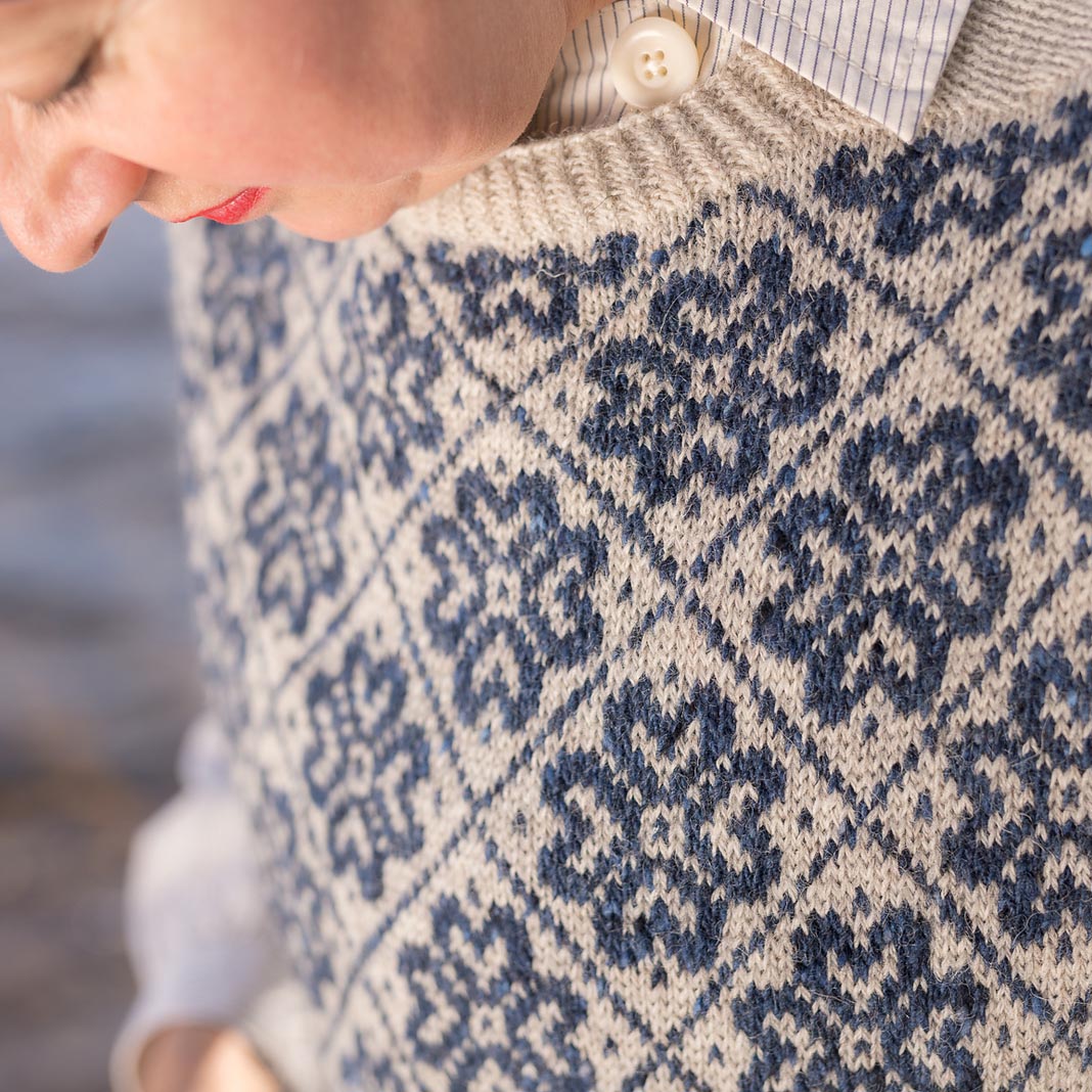 Kate Davies – Another Song / Òran Eile Vest – Knitting Kit
