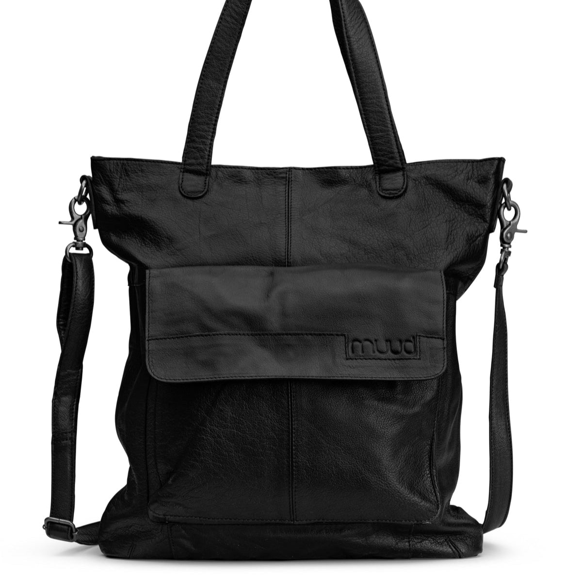 muud Arendal – Strickprojekttasche aus Leder