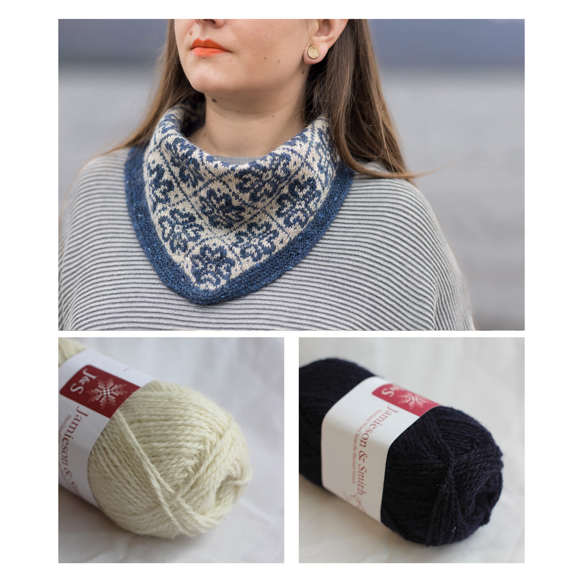 Kate Davies – Brèid Kerchief – Knitting Kit