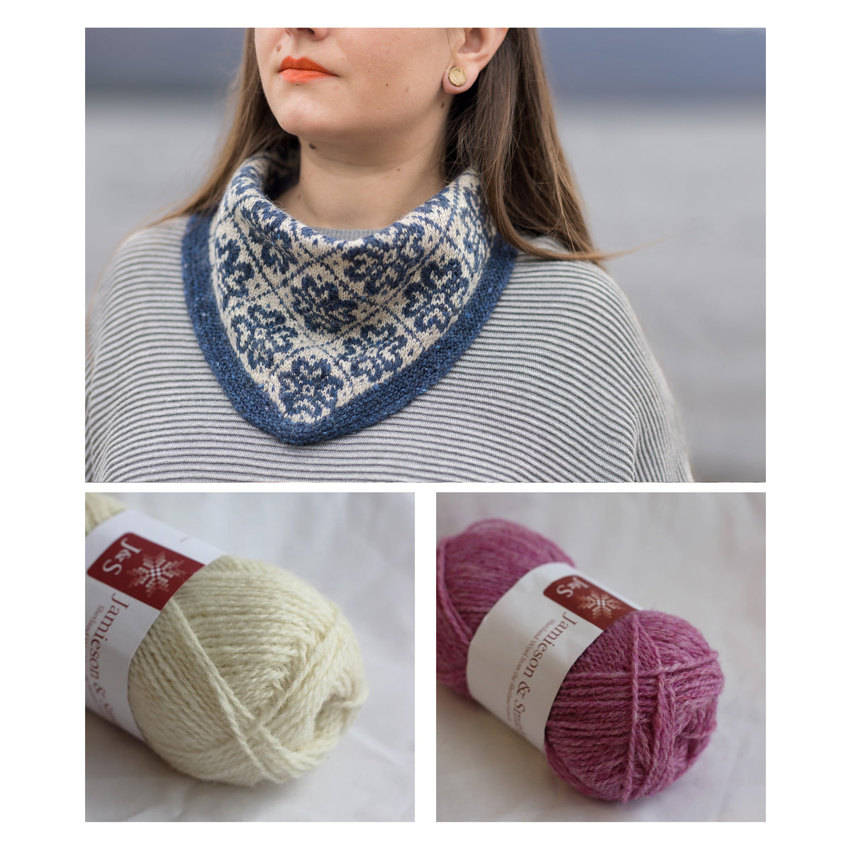 Kate Davies – Brèid Kerchief – Knitting Kit