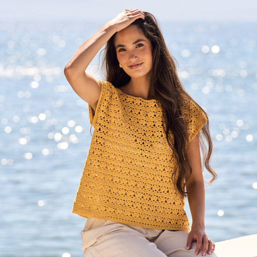 Mode at Rowan Copal Tee - Crochet Pattern