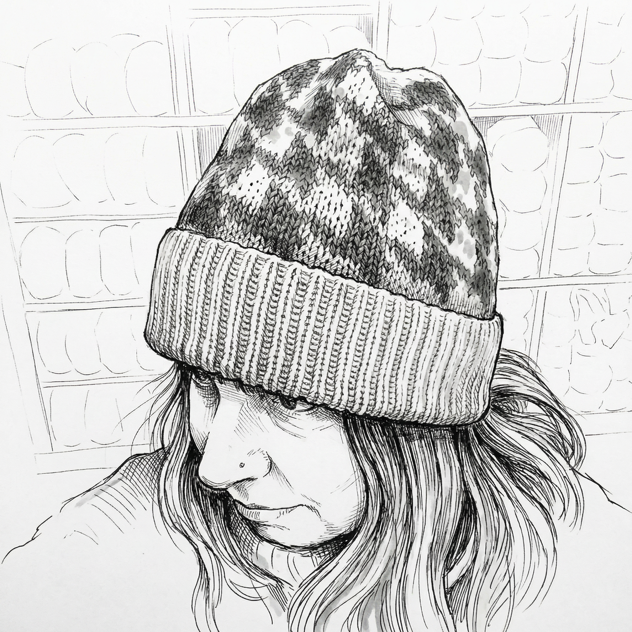 Eglinton Houndstooth Beanie - Intermediate Knitting Pattern PRE SALE