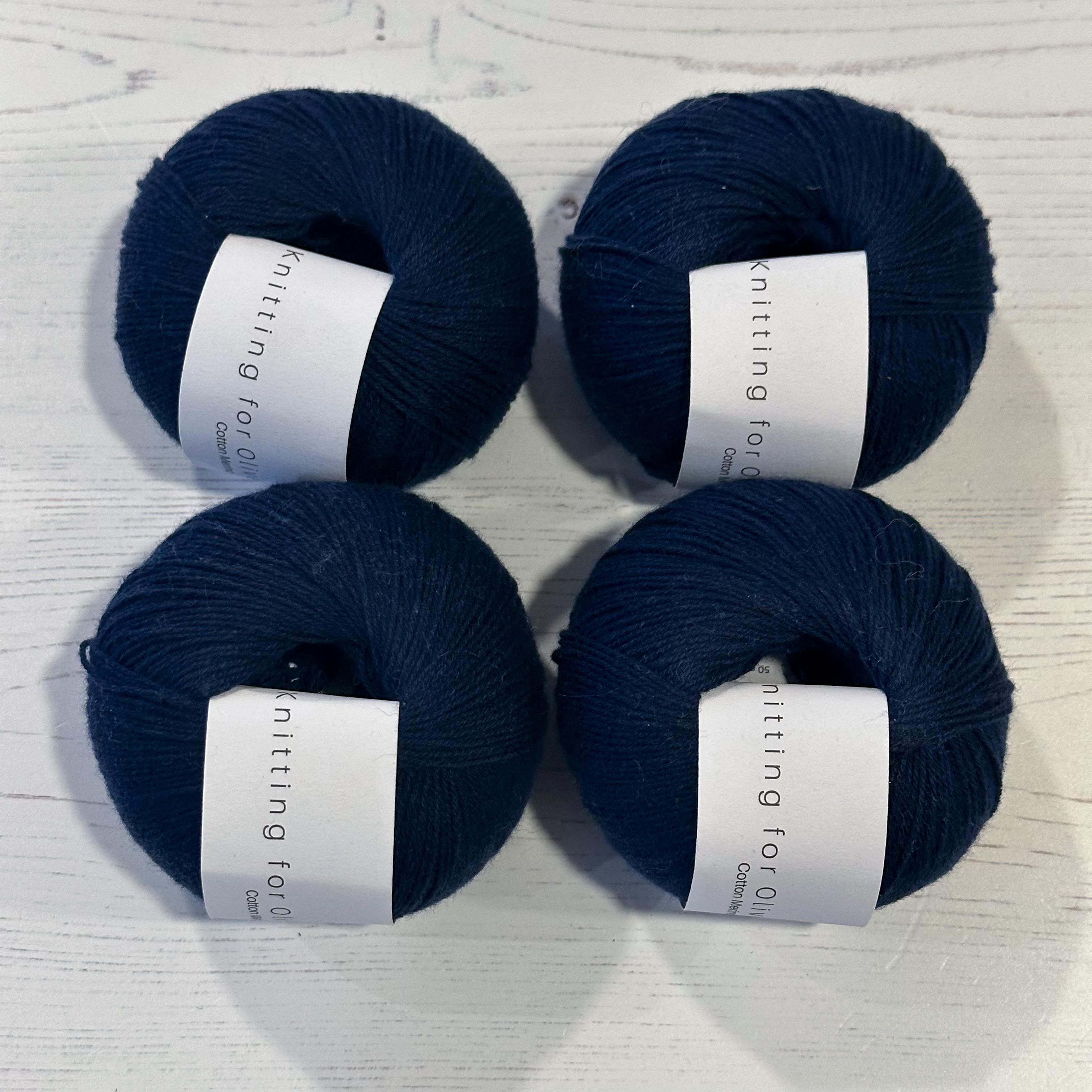 Stricken für Olive Cotton Merino