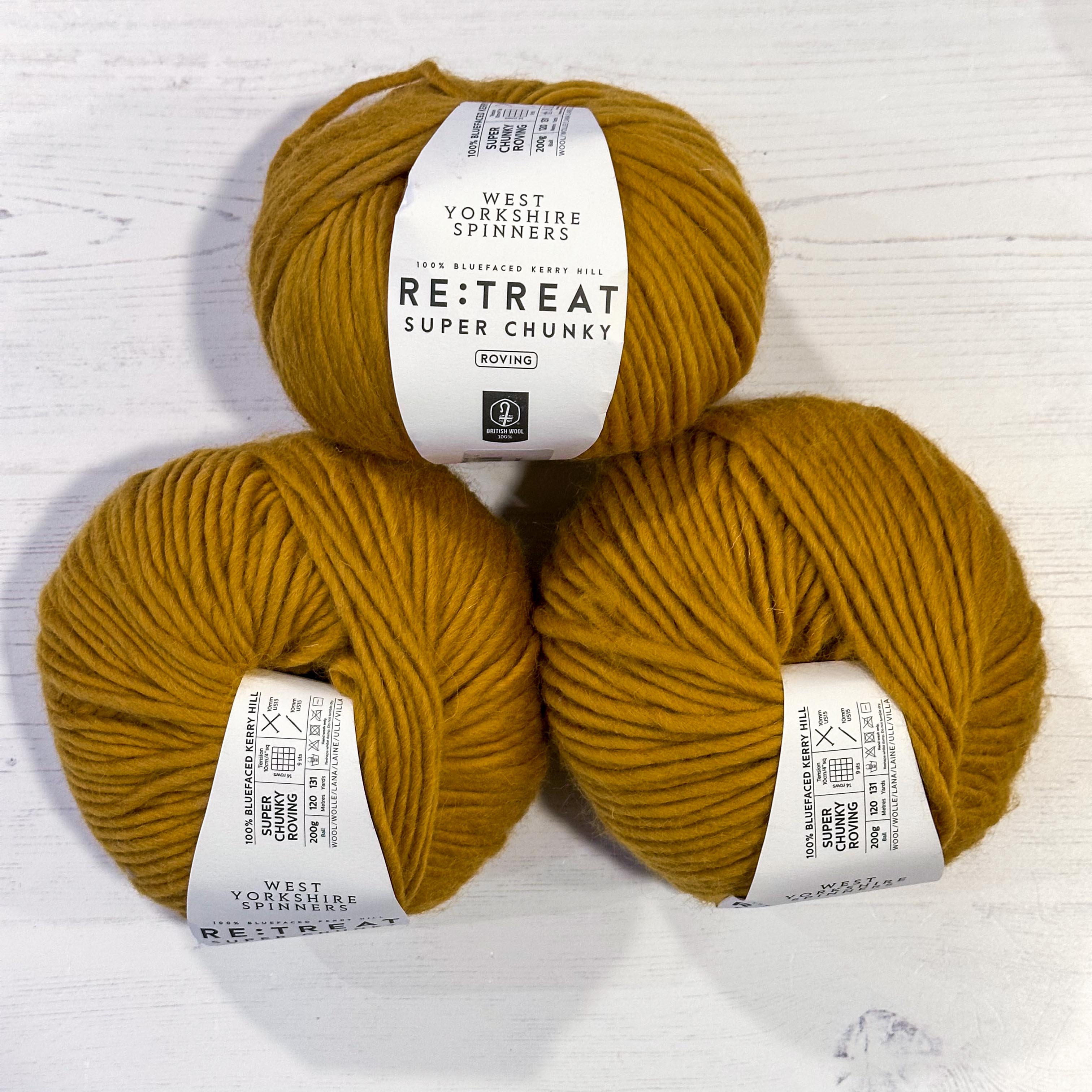 WYS Retreat Super Chunky Roving - 3 x 200g Connect - Clearance Bundle