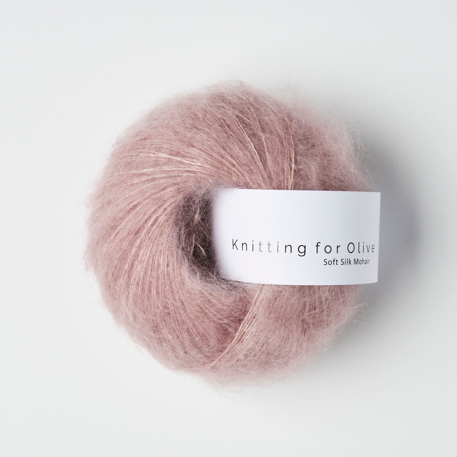 Knitting for Olive - Soft Silk Mohair 3 x 25g Dusty Rose - End of Dye Lot Bundle