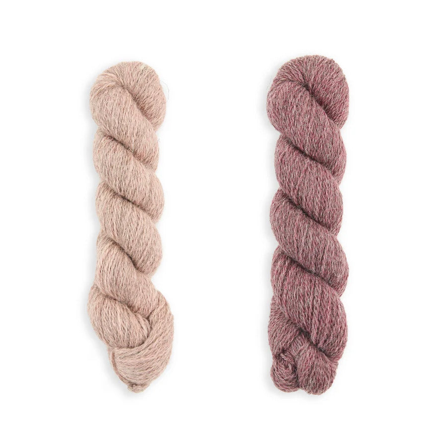 Bramble & Fleece Thirsk Scarf Knitting Kit in Sheepsoft 4 Ply