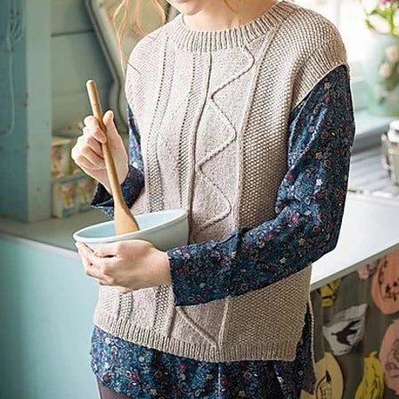 Scroll Slipover - Knitting Pattern (FREE PDF download)