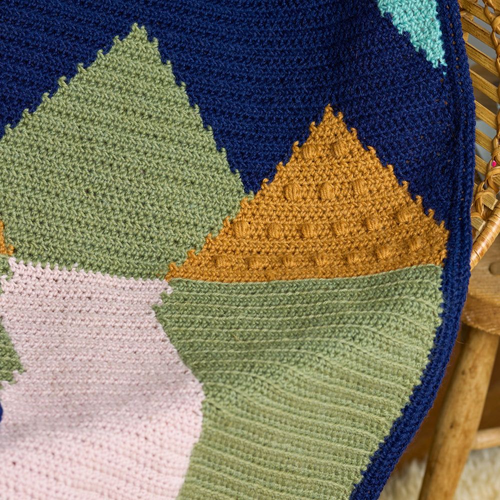 Landscape Baby Blanket - Crochet Kit