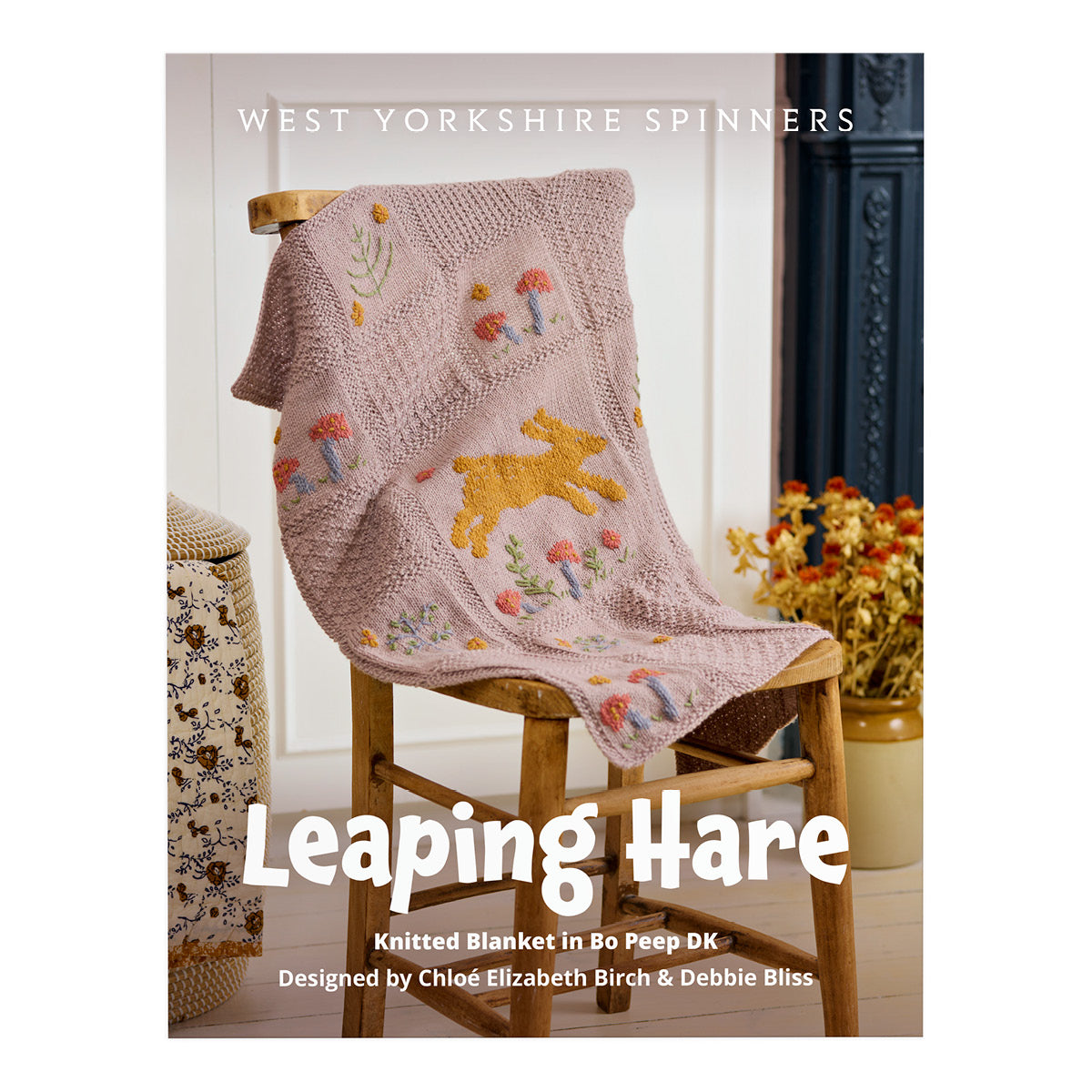 Leaping Hare Blanket - Knitting Pattern