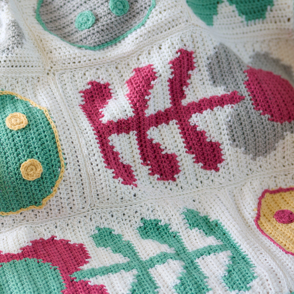 Ladybug Baby Blanket - Crochet Kit