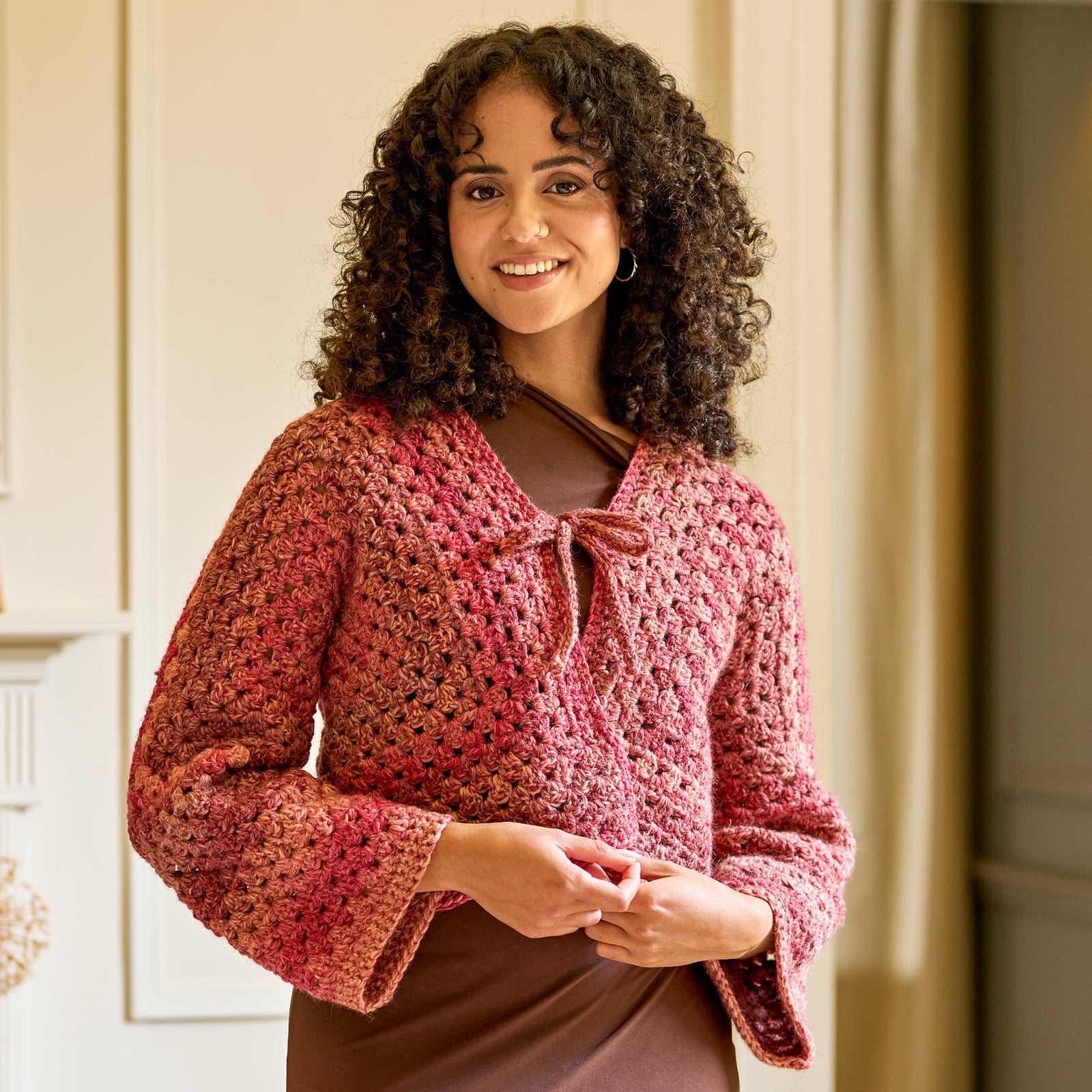 Estella Hexagon Cardigan - Crochet Kit