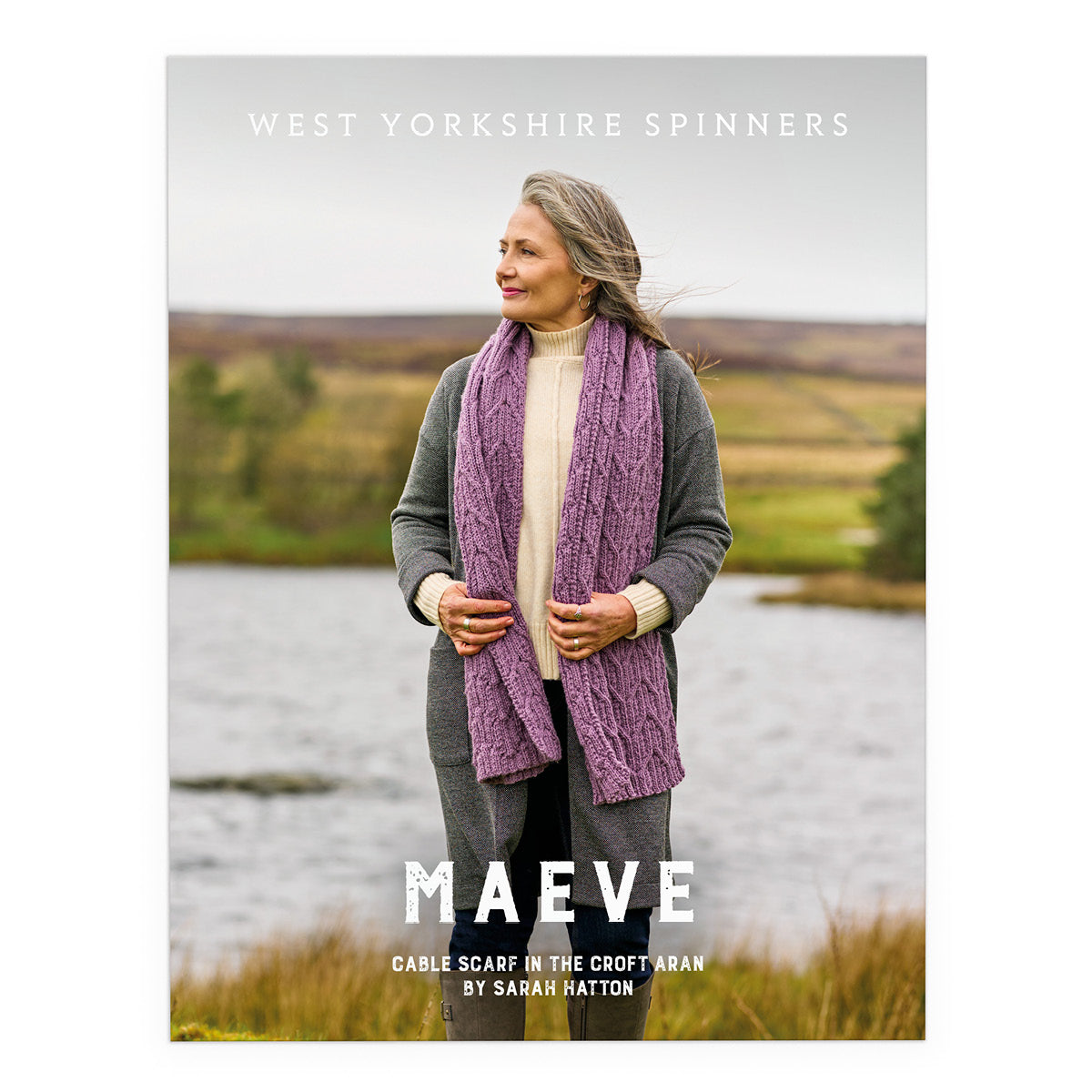 WYS Maeve Cabled Scarf - Knitting Pattern