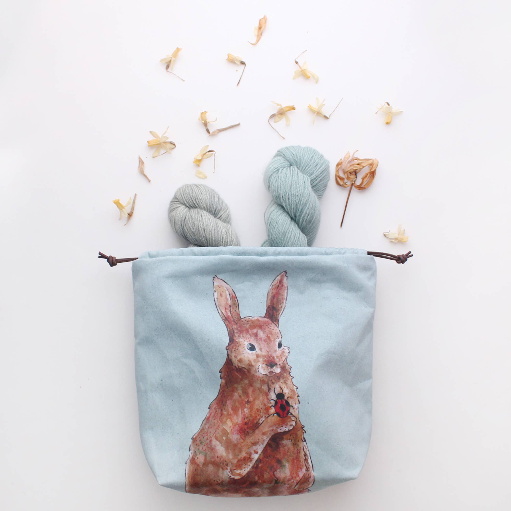 The Blue Rabbit House - Penelope the Rabbit - Project Bag