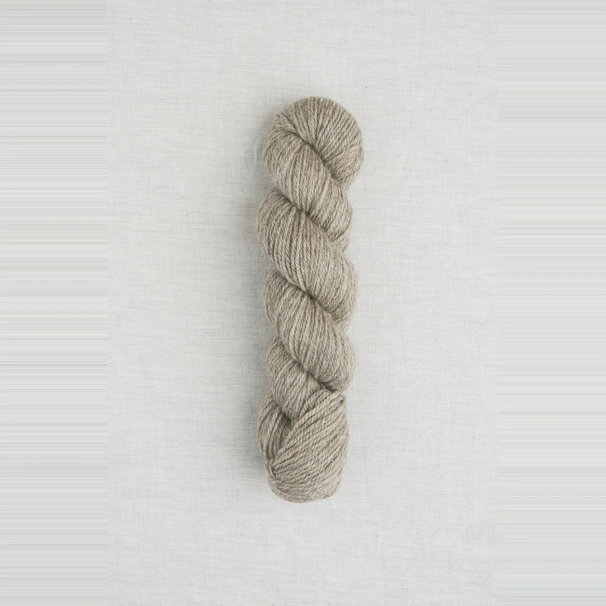 Bramble & Fleece Origin 003, undyed Bluefaced Leicester and Masham Aran yarn