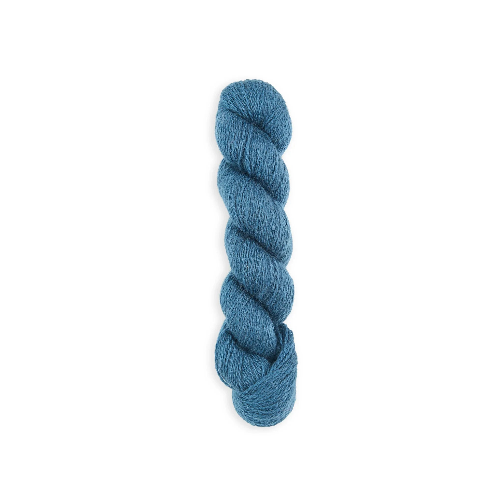 Bramble & Fleece Wooltrace 4 Ply British wool yarn in shade Denim 256