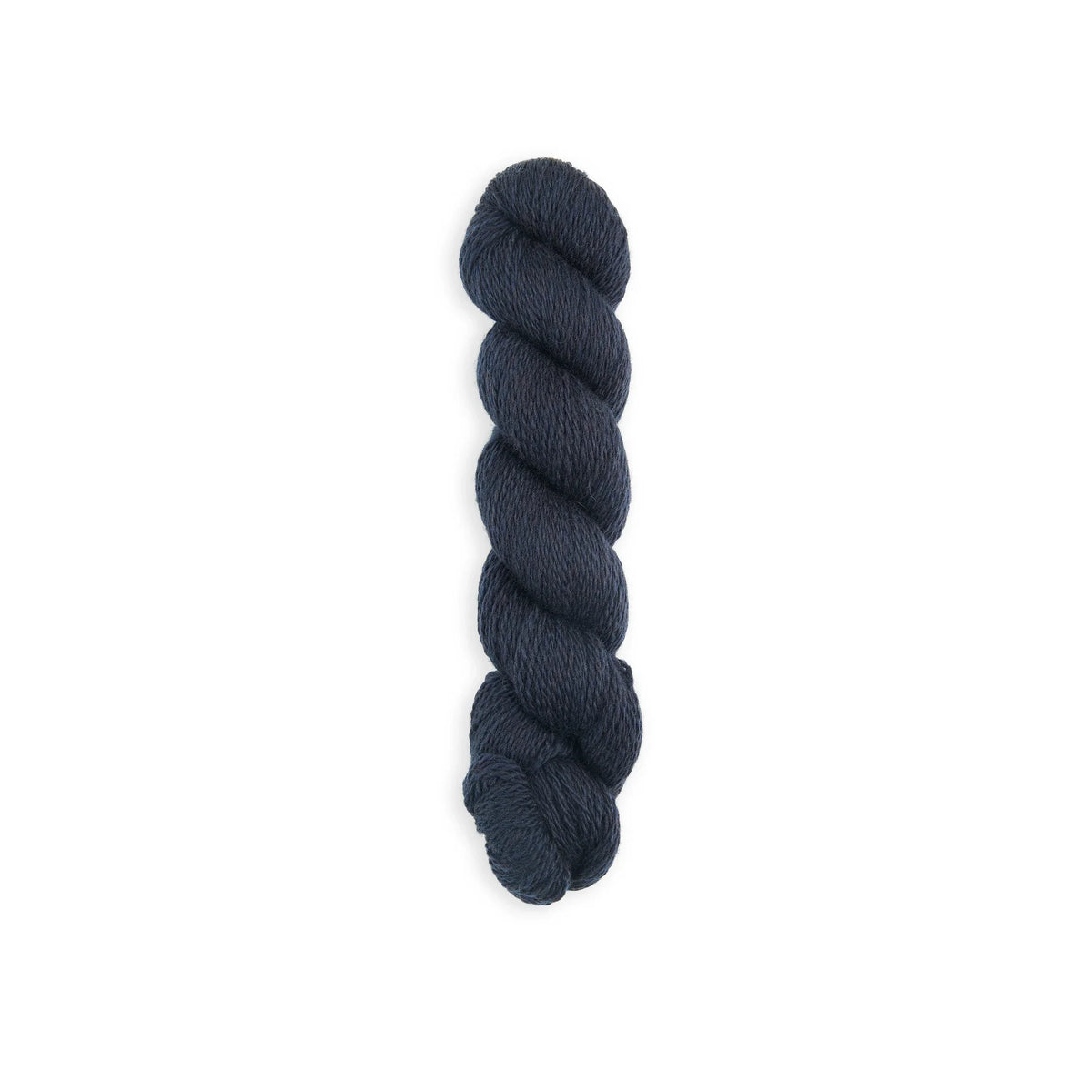 Bramble & Fleece Wooltrace 4 Ply British wool yarn in shade Perfect Navy 260
