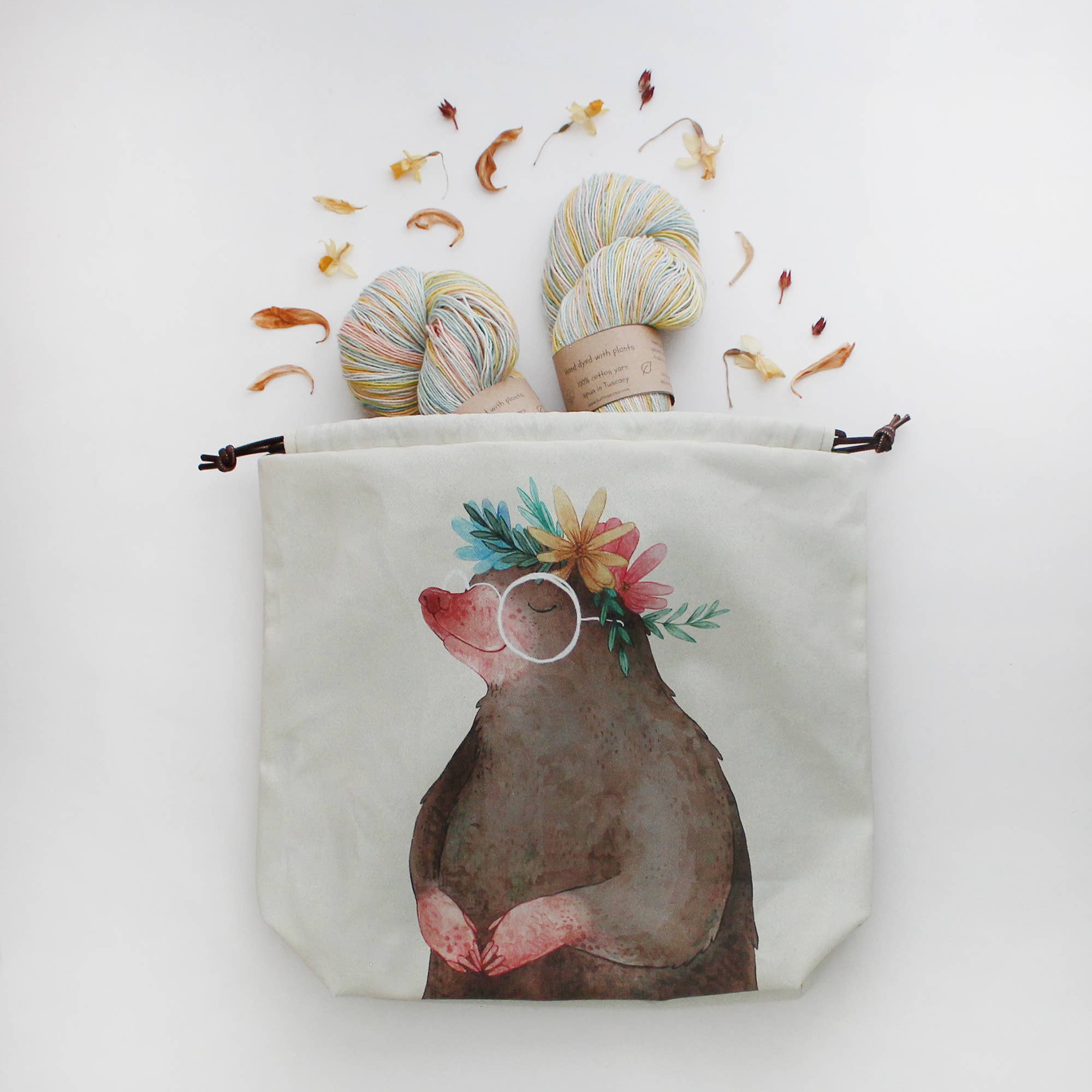 The Blue Rabbit House - Dolores the Mole - Project Bag
