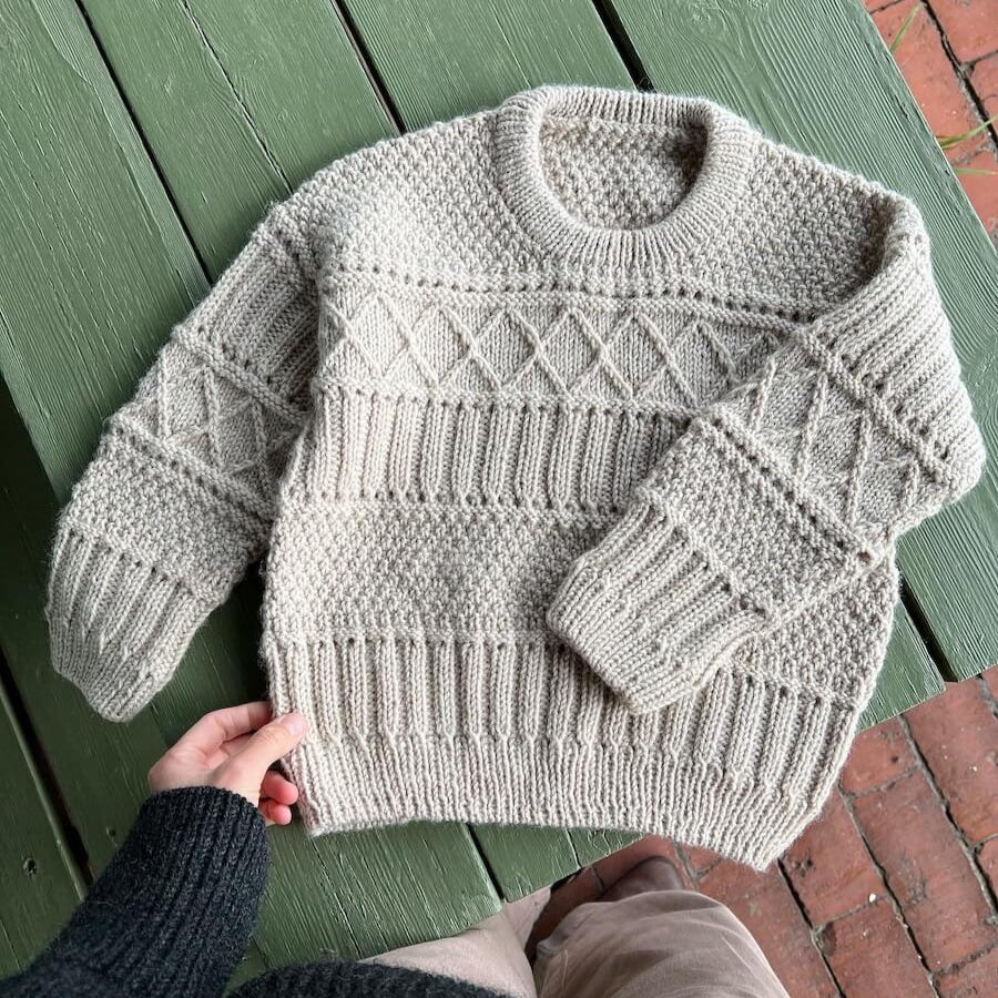 PetiteKnit Storm Sweater Baby - Strickanleitung