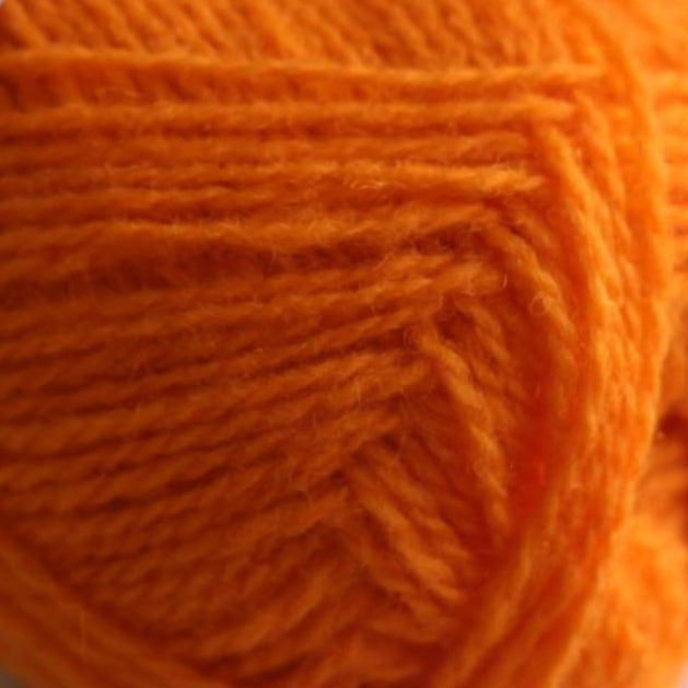 Jamieson & Smith 2ply Jumper weight colour 73 Bright Orange