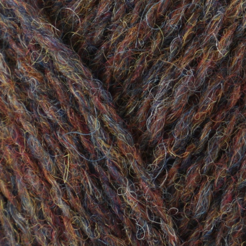 Jamieson & Smith 2ply Jumper weight colour FC58 Marled Brown Mix