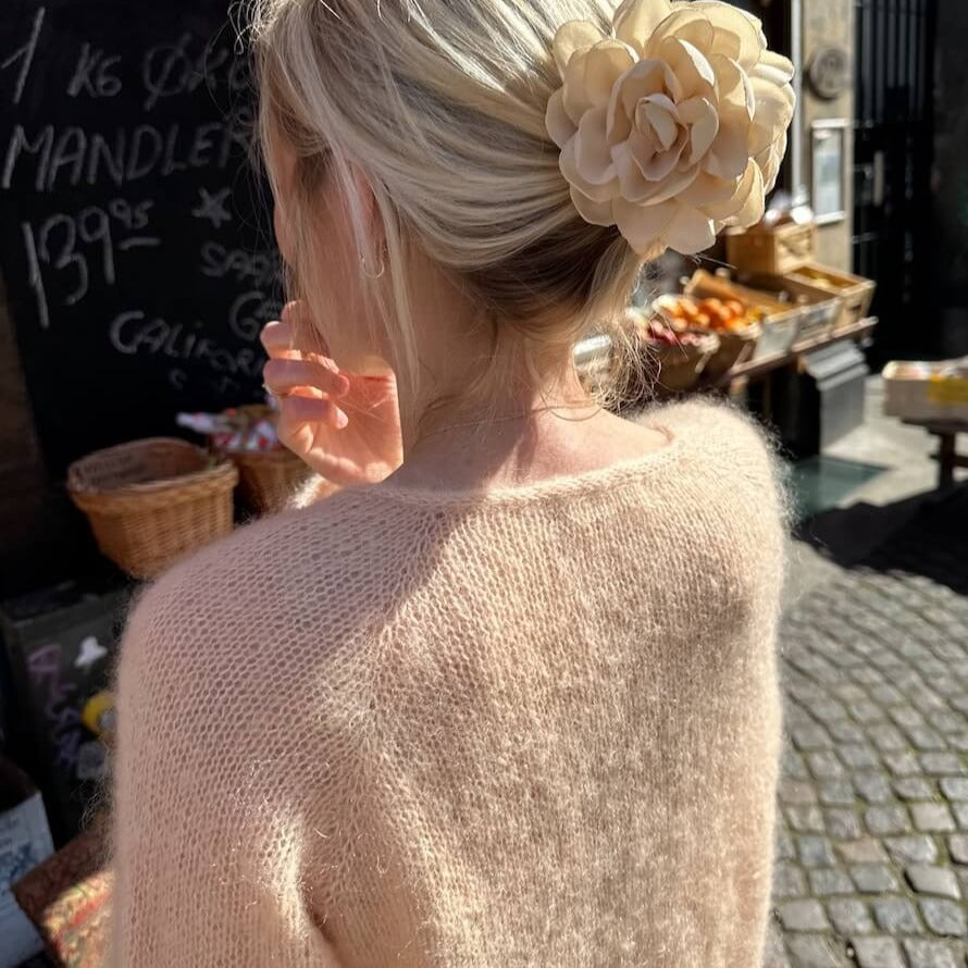 Cumulus Blouse O-neck - Knitting Kit - Limited Edition in Kidsilk Haze Colour