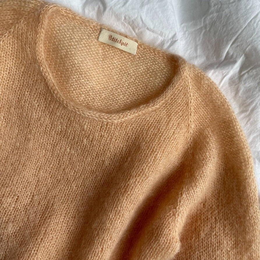 Cumulus Blouse O-neck - Knitting Kit - Limited Edition in Kidsilk Haze Colour