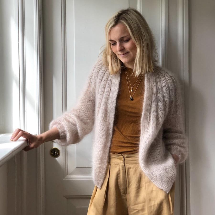 Sunday Cardigan Mohair Edition - Knitting Kit - Limited Edition in Kidsilk Haze Colour