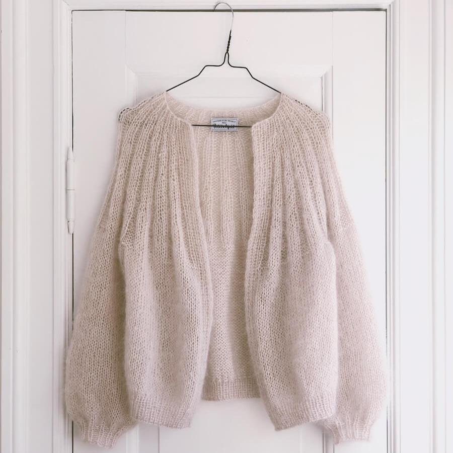 Sunday Cardigan Mohair Edition - Knitting Kit - Limited Edition in Kidsilk Haze Colour