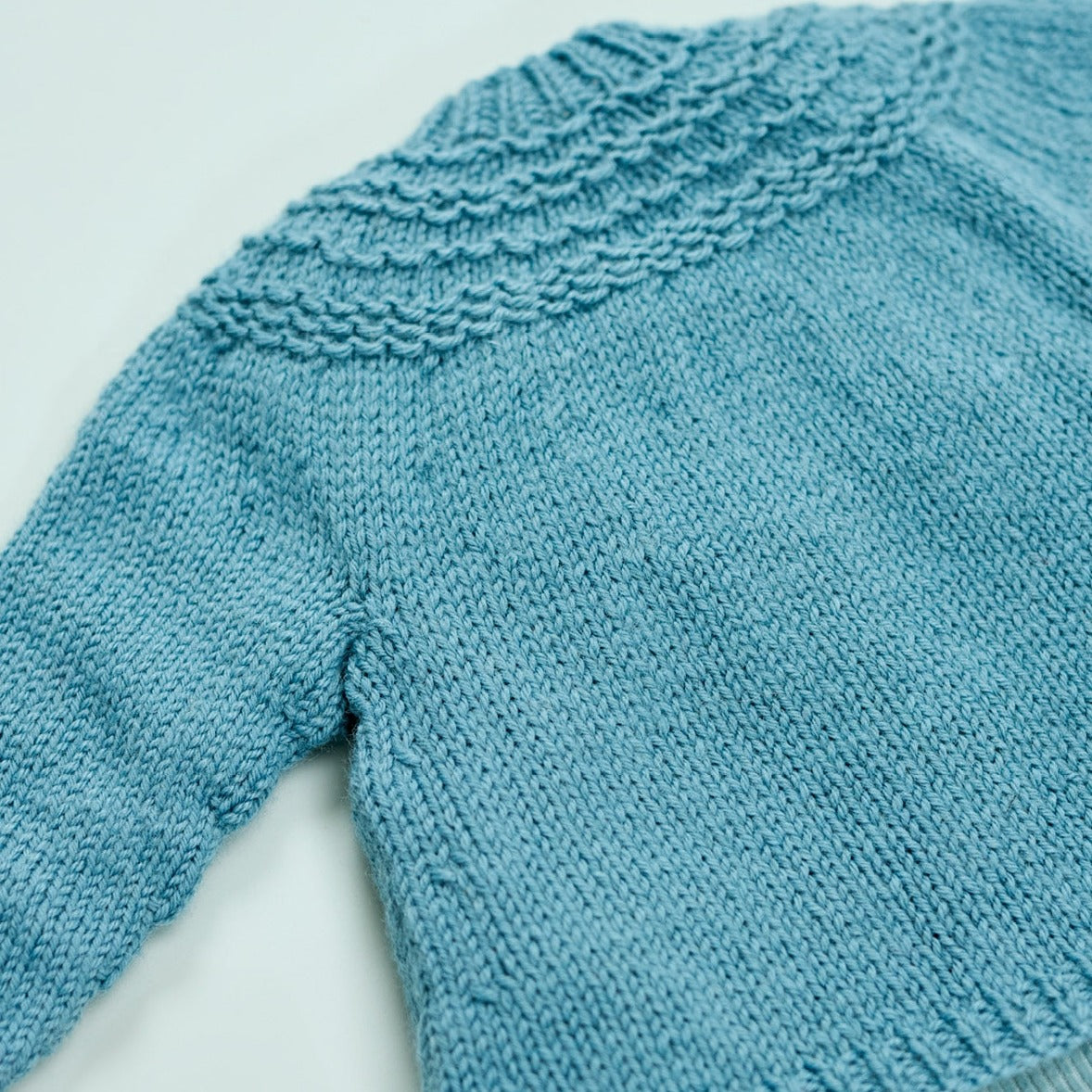WYS Madeline: Yoke Cardigan in Bo Peep DK by Sarah Hatton - Knitting Kit
