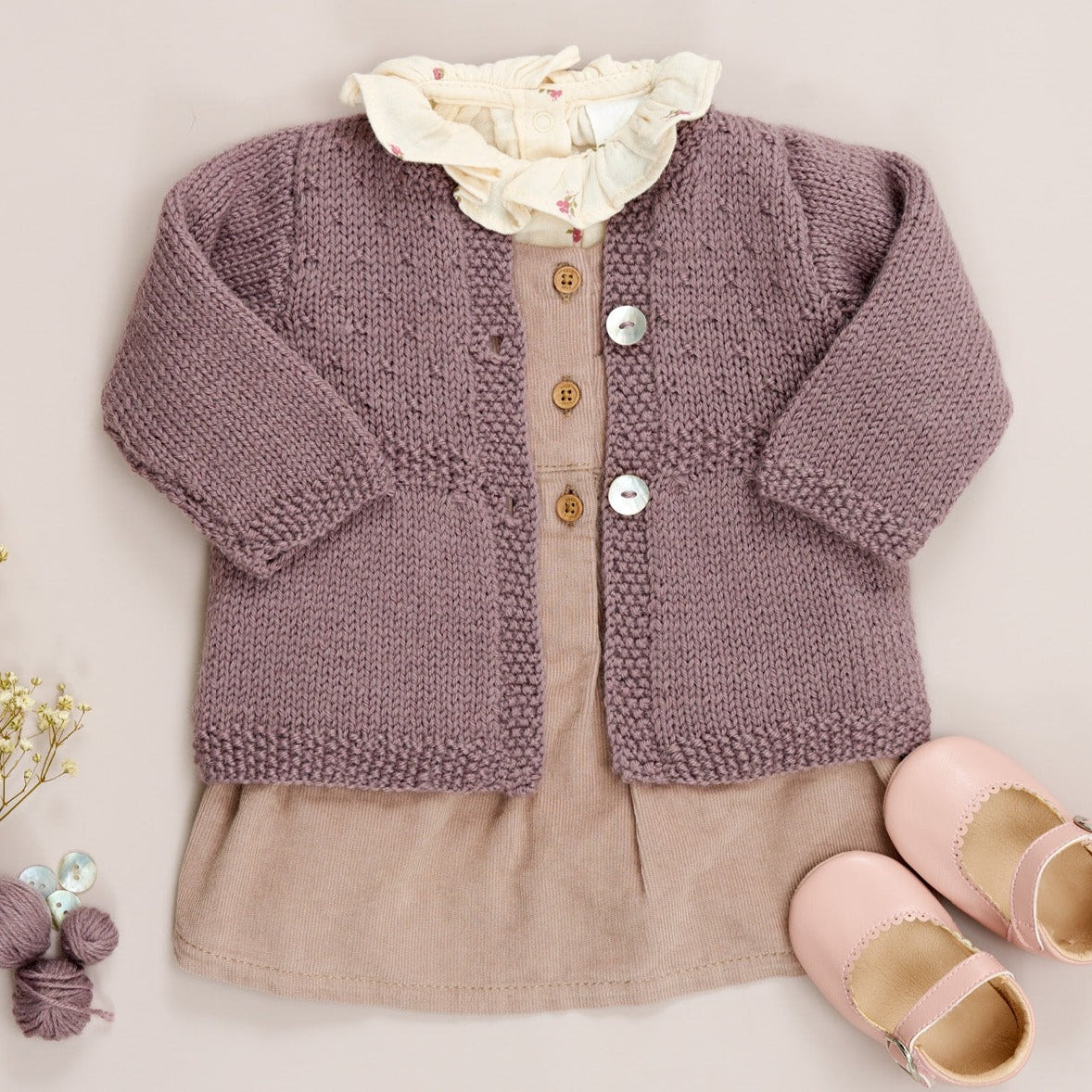 Matilda Matinee Jacket - Knitting Kit
