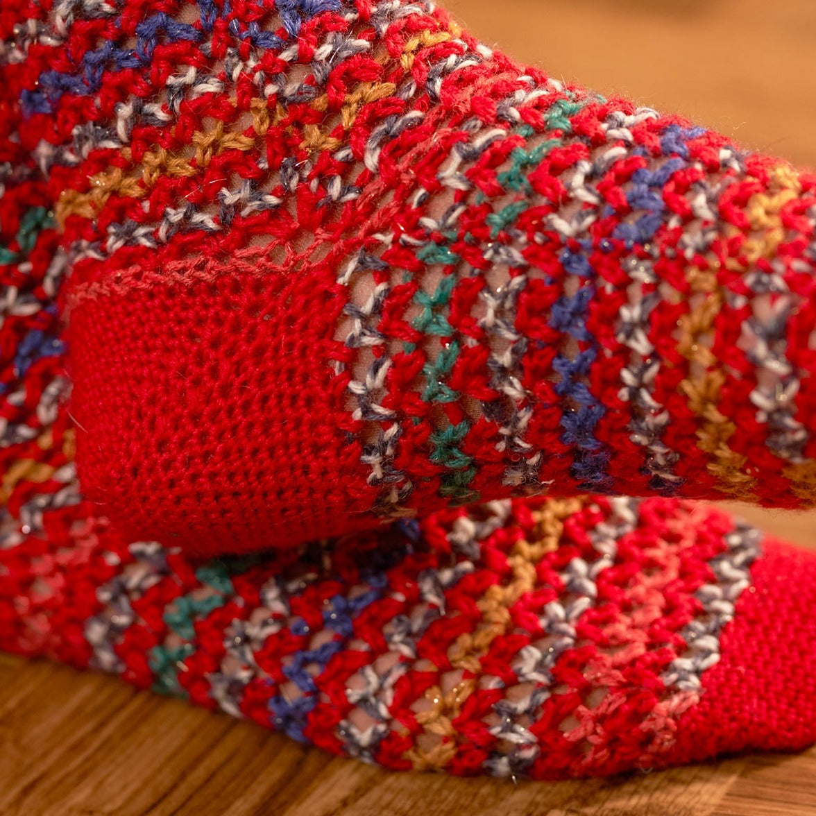Helga - Christmas Socks - Crochet Pattern (FREE PDF download)