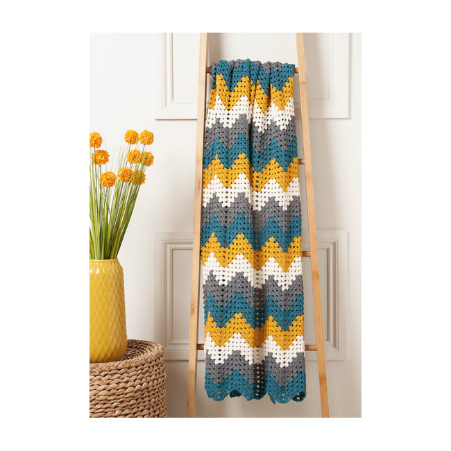 Chevron Blanket Crochet Pattern (FREE PDF Download)