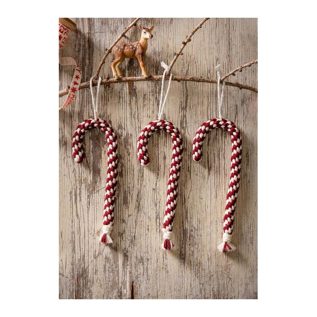 Macramé Candy Cane - Pattern (FREE PDF download)