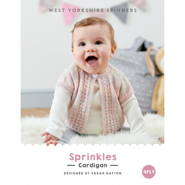 WYS Sprinkles Baby Cardigan Pattern (FREE PDF download)