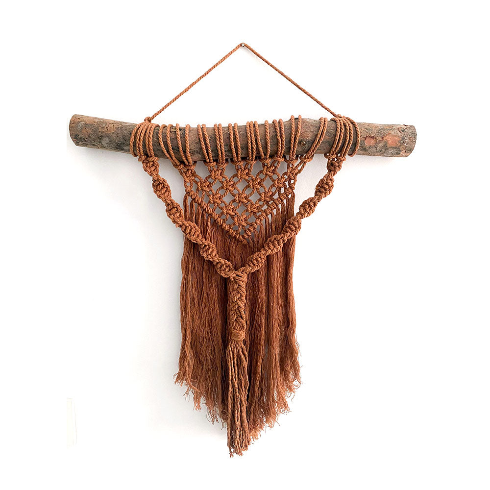 Macramé Rustic Wall Hanging (FREE PDF Download)