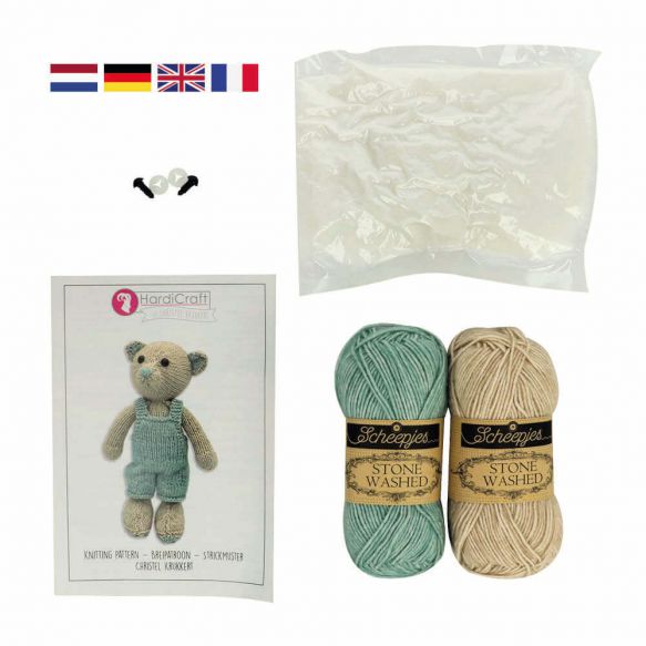 HardiCraft John Bear Knitting Kit