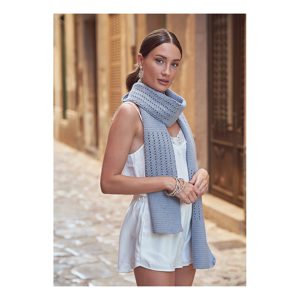 Creative Linen Scarf – Crochet Kit