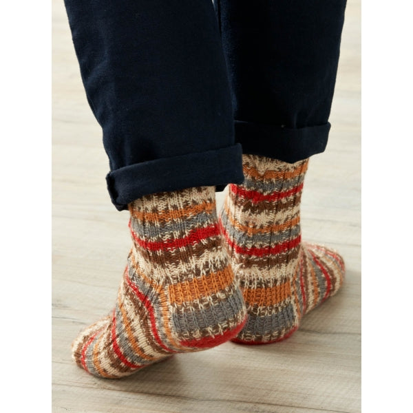 WYS Blitzen - Knitted Christmas Sock Pattern (PDF Download)