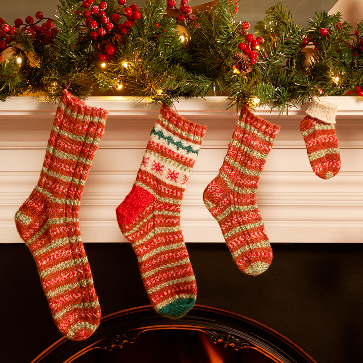 WYS Buddy - Knitted Baby Christmas Sock Pattern (FREE PDF Download)