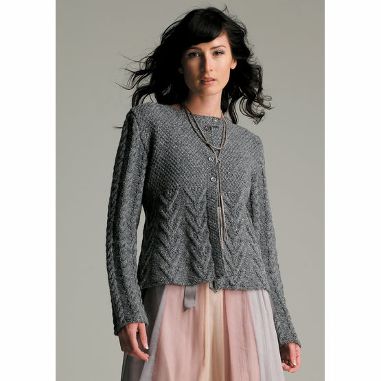Rowan Textured Cardigan von Sarah Hatton (PDF-Download)
