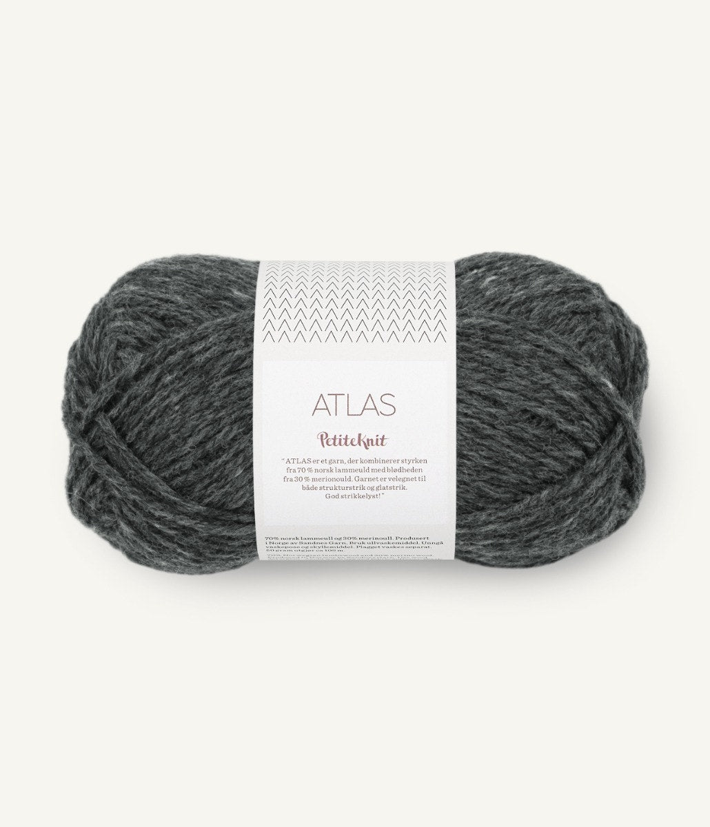 Sandnes Garn Atlas - Charcoal Melange 1070