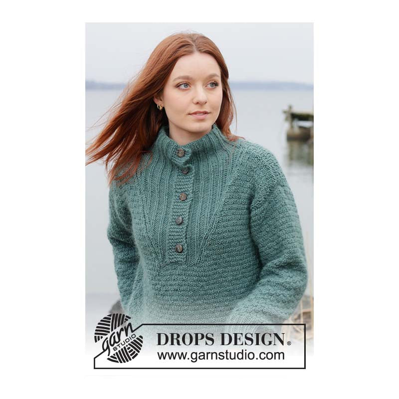 Drops - Pine Hill Jumper - FREE Knitting Pattern (PDF Download)