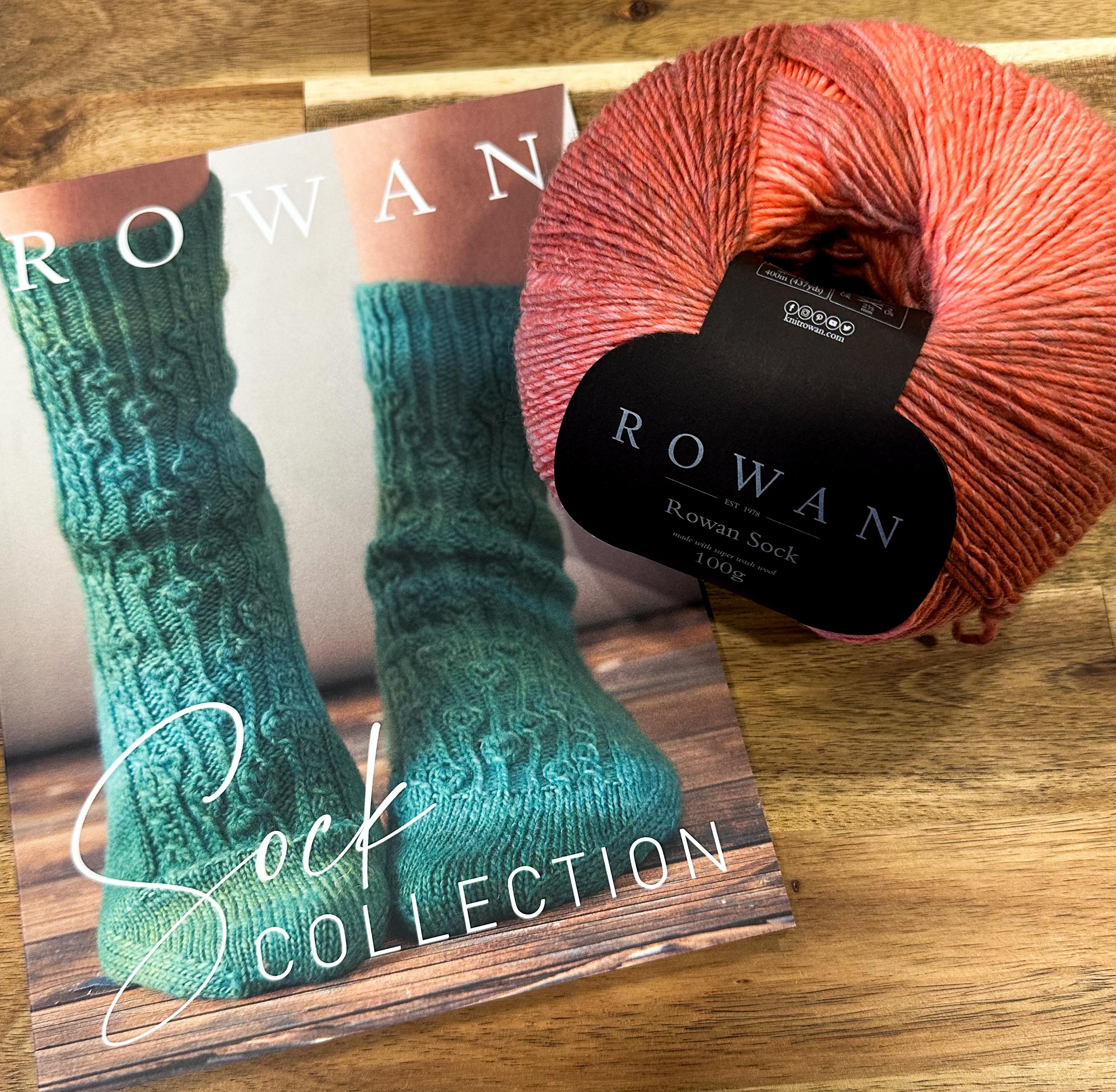 Rowan Sock Yarn + Rowan Sock Collection – Bundle