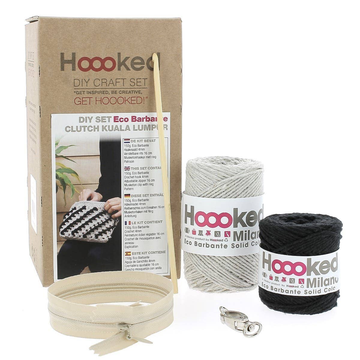 Hoooked Kuala Lumpur Clutch - Crochet Kit