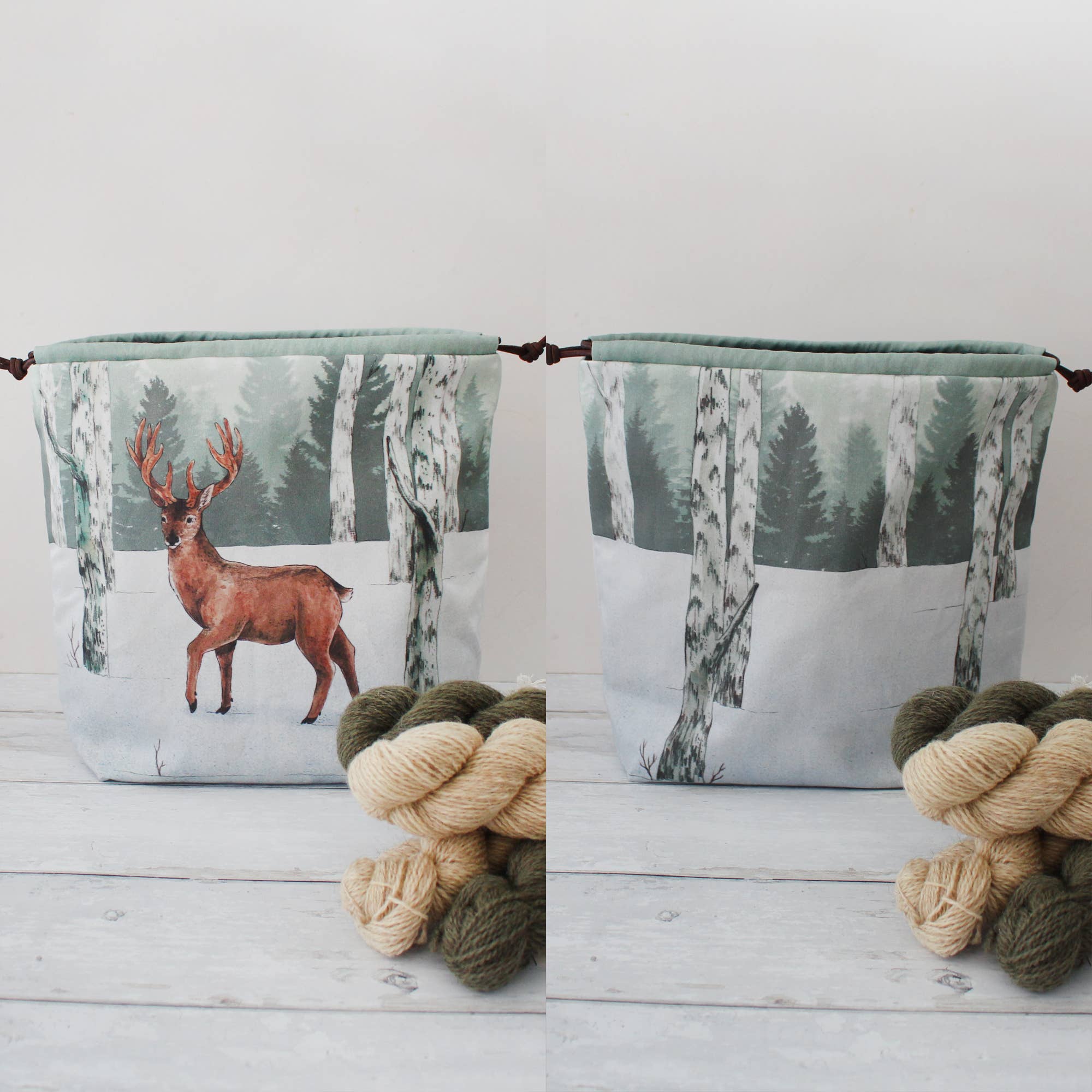 The Blue Rabbit House - Finn the Deer - Project Bags