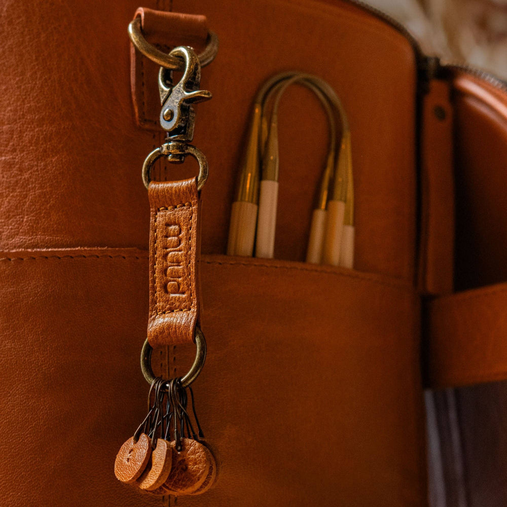 muud - Feliz Leather Stitch Markers